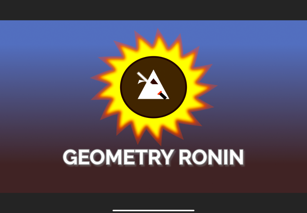 Geometry Ronin Game Logo