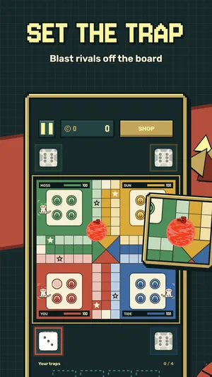 Set the trap: blast rivals off the board