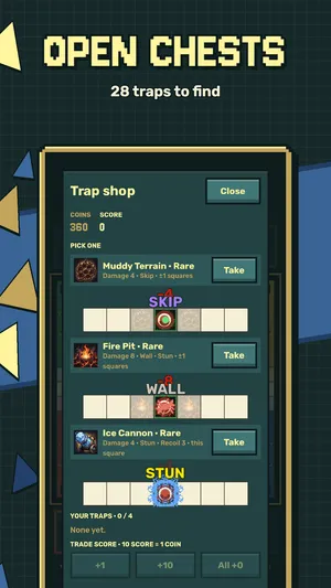 Open chests: 28 traps to find