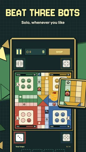 Beat three bots, solo