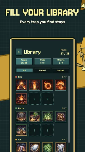 Fill your library of traps